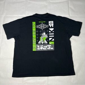 Nike Just Do It T-shirt Men’s Size XL Loose Fit Black/White/Green